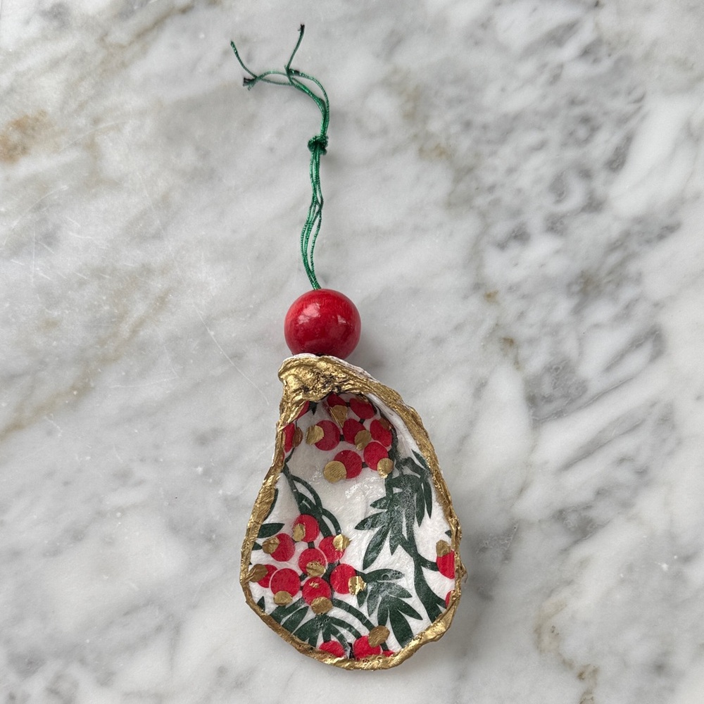 Decorative Oyster Shell Ornament